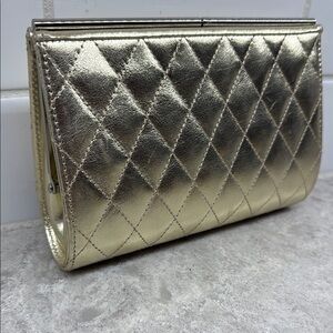 Rare Vintage Pratten Gold Quilted Women's Clutch. Excellent condition!